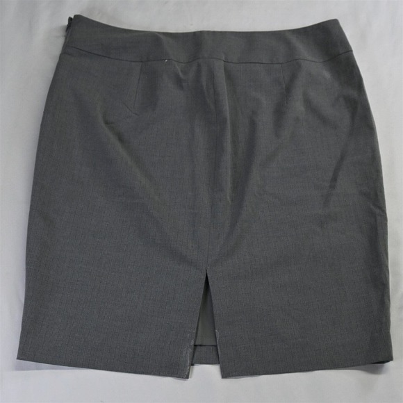 The Limited 14 Gray Stripe Stretch Womens Straight Pencil Skirt - Picture 5 of 8